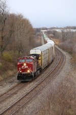 CP 8065 leads 199 west across the Watertown Sub